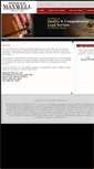Mobile Screenshot of donmaxwelllaw.com